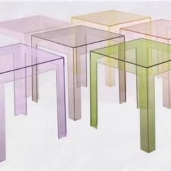 Acrylic Side Tables by Kartell