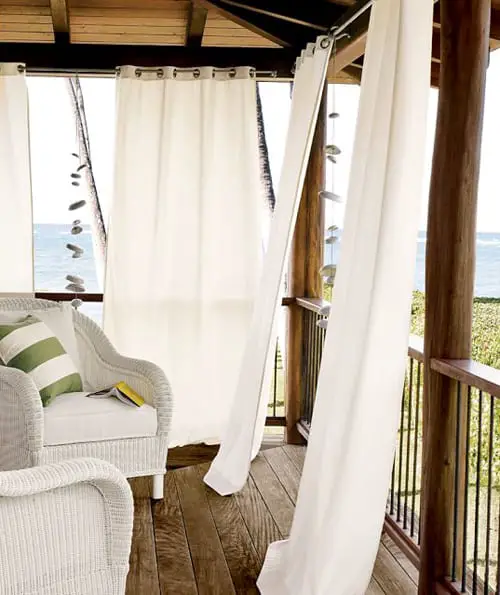 outdoor grommet drapes