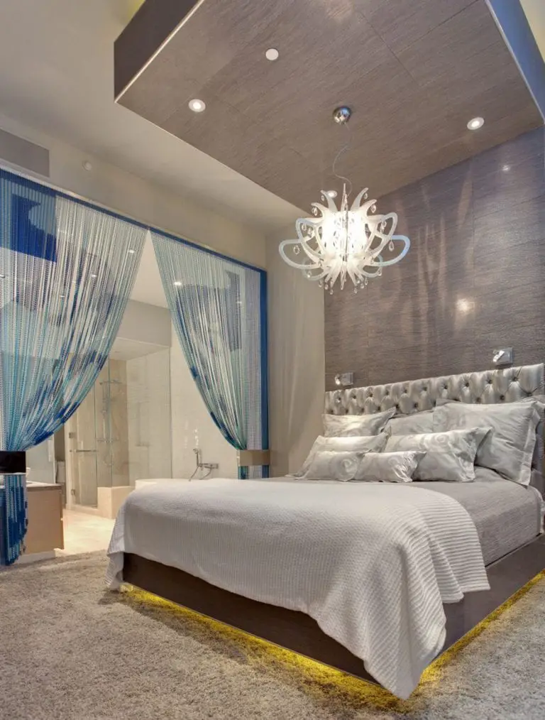 Bedroom Glass Chandelier