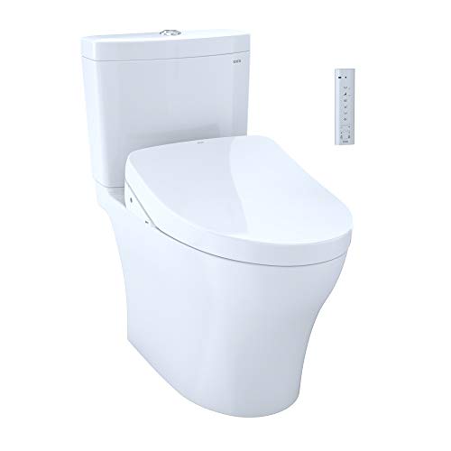 TOTO® WASHLET®+ Aquia® IV Two-Piece Elongated Dual Flush 1.28 and