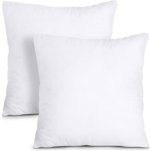 Utopia Bedding Throw Pillows Insert (Pack of 2, White) -