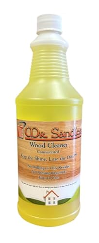 Mr. Sandless Brand Wood Floor Cleaner, Concentrated Formula, Safe Cleaning