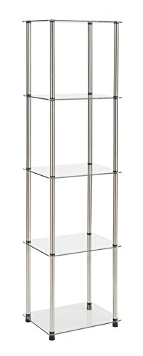 Convenience Concepts 5-Tier Glass Tower