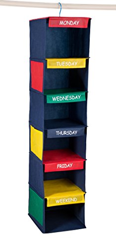 Handy Laundry Daily Activity Kids Closet Organizer, 11" X 11"