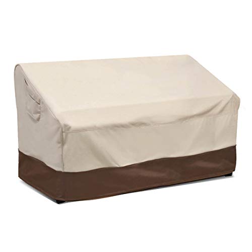 Vailge 2-Seater Heavy Duty Patio Bench Loveseat Cover, 100% Waterproof