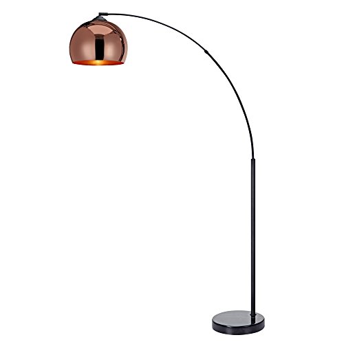 Teamson Home Arquer 66.93" Arc Floor Lamp for Living Rooms,