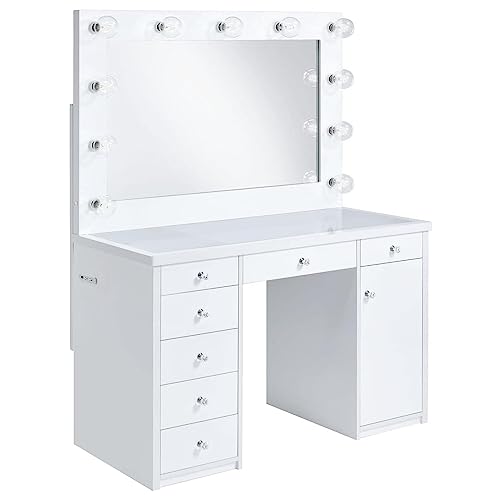 Picket House Furnishings Adeline 2Pc Vanity Set in White