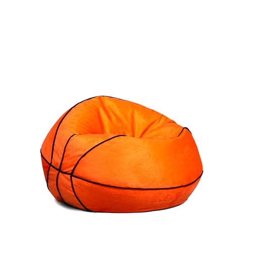 Big Joe Sports Ball Bean Bag Chair, Basketball Plush, Soft