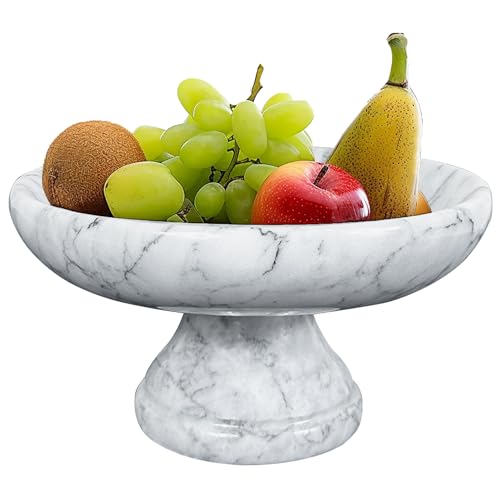 Montex Fruit Bowl for Kitchen, Decorative Bowl Marble, Fruit Bowl