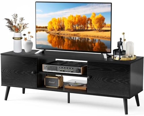 Sweetcrispy TV Stand for 55 60 inch Television, Entertainment Center