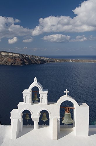 Posterazzi Greece Santorini Oia Architectural detail of Greek Orthodox Chrurch