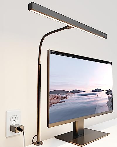 SUPERDANNY LED Desk Lamp for Office Home, Eye-Caring Desk Light