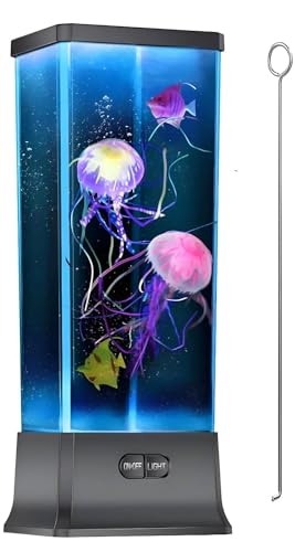 COLORLIFE Electric Jellyfish Tank Table Lamp with Color Changing Light