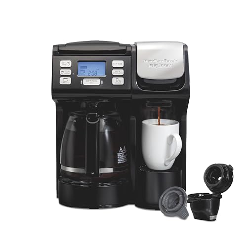 Hamilton Beach FlexBrew Trio 2-Way Coffee Maker, Compatible with K-Cup