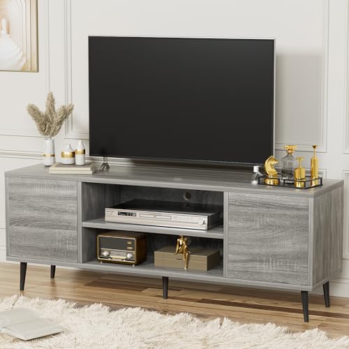 YESHOMY Modern TV Stand for 65" Television, Entertainment Center with