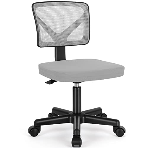 Sweetcrispy Office Computer Desk Chair, Ergonomic Low-Back Mesh Rolling Work