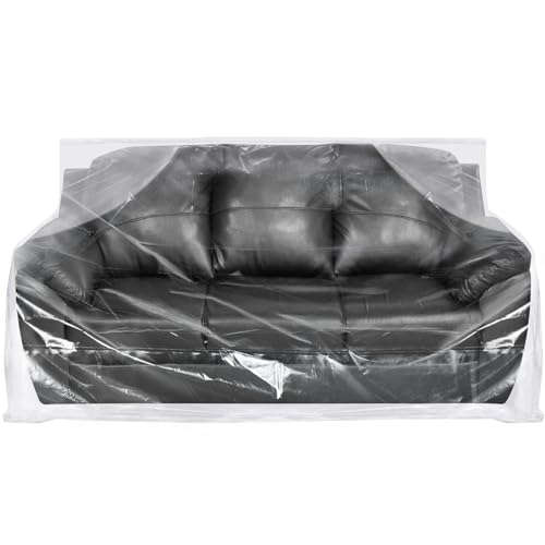 Yotelab Plastic Couch Cover for Moving,Sofa Bag Cover Protector,Furniture Cover