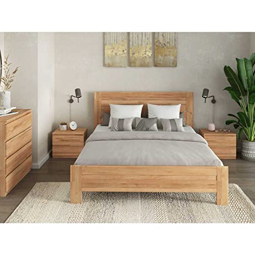 Prestige Furnishings Dagnis Eco Natural Wood Bed - Chemical Free