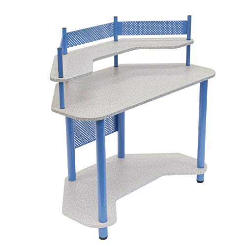 Calico Designs Study Corner Desk, Blue 46"W x 23.5"D x