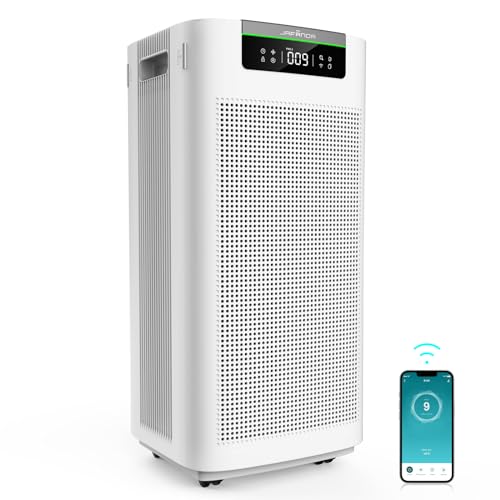 Jafända 3800 sq ft Smart Air Purifier, APP & Alexa,