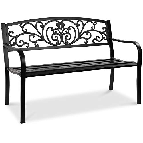 Steel Garden Bench for Outdoor