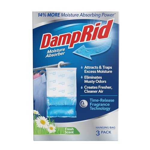 DampRid Fresh Scent Hanging Moisture Absorber, 1 Pound (Pack of