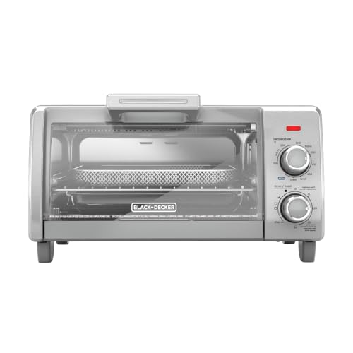 BLACK+DECKER 4-Slice Crisp 'N Bake Air Fry Toaster Oven, TO1787SS,