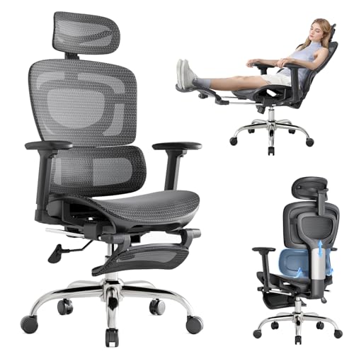 Ergonomic Office Chair, Adaptive Lumbar Support, SGS Class 4 Gas