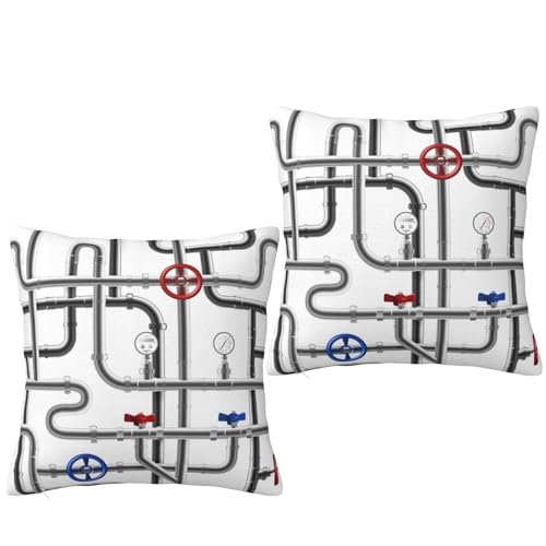 Cizvopk Throw Pillow Covers 18 X 18 Inch Set of