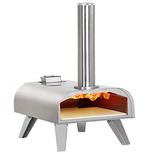 BIG HORN OUTDOORS Pizza Ovens Wood Pellet 12” Pizza Oven