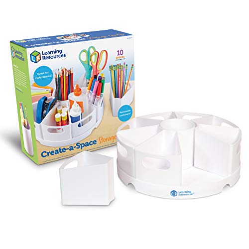 Learning Resources Create-a-Space Storage Center, 10 Piece set - Desk