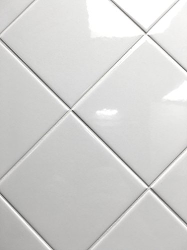 4x4 White Glossy Finish 4 1/4x4 1/4 Ceramic Subway Tile