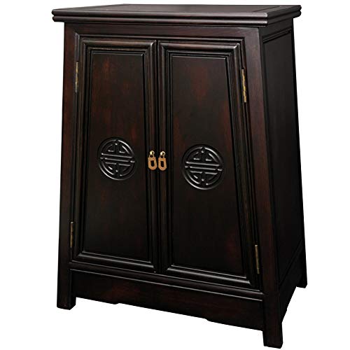 Oriental Furniture Rosewood Long Life Cabinet