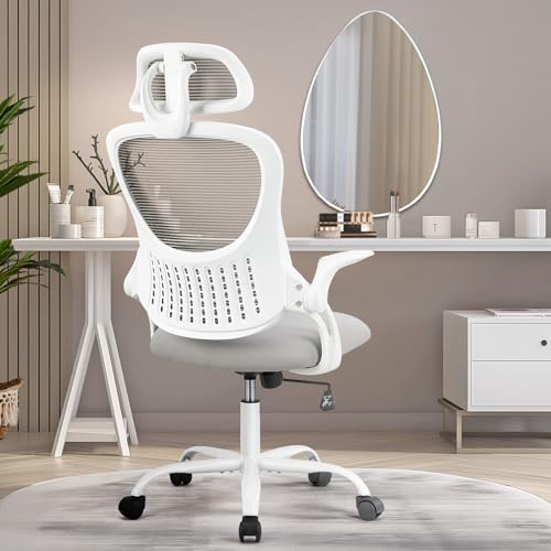 SMUG Office Computer Desk Chair, Ergonomic High-Back Mesh Rolling Work