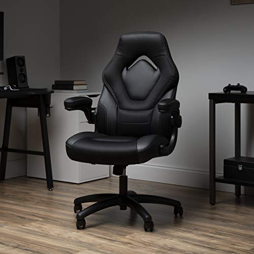 OFM ESS Collection Racing Style Gaming Chair, High Back, Black