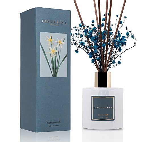 Cocorrína Premium Reed Diffuser Set with Preserved Baby's Breath &