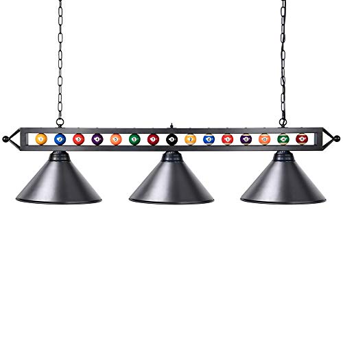 Wellmet Pool Table Light,59” Billiard Pool Table Lights for 7'