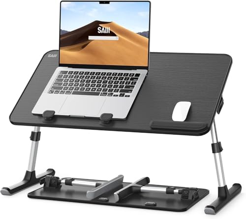 Laptop Desk for Bed, SAIJI Height & Angle Adjustable Laptop