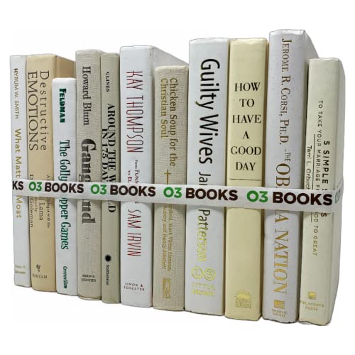 Curated Decorative Books Hardcover Décor Books for Home Décor, Choose