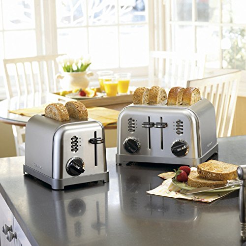 Cuisinart CPT-180P1 Metal Classic 4-Slice toaster, Brushed Stainless