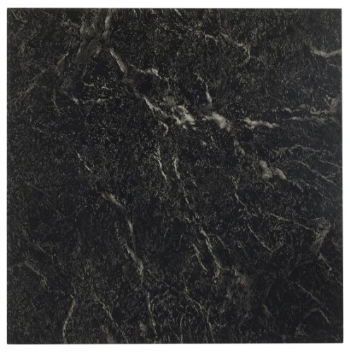 Achim Home Furnishings FTVMA40920 Nexus Vinyl Tile, Marble Black with