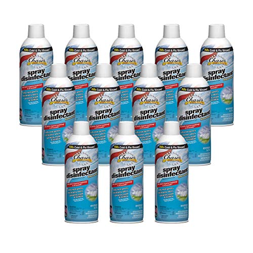 PACK OF 12 - Chases Home Value Disinfectant Spray, Linen,