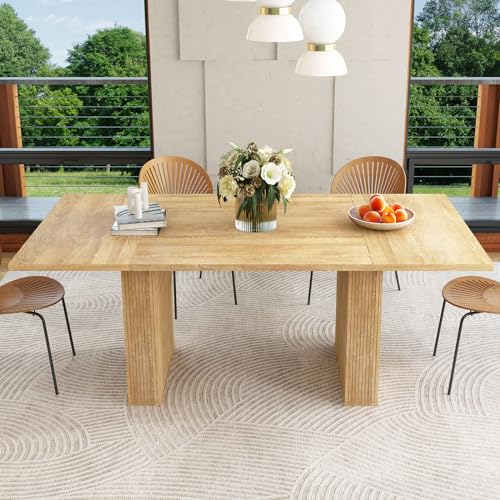 weselon 78 Inch Dining Table for 6 8 10, Modern