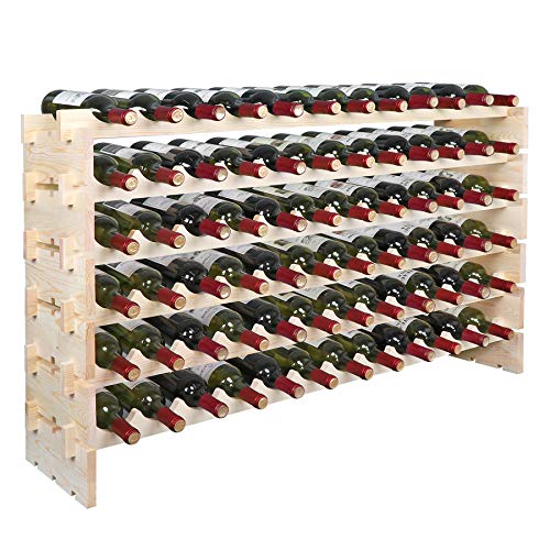  Stackable Modular Wine Rack 