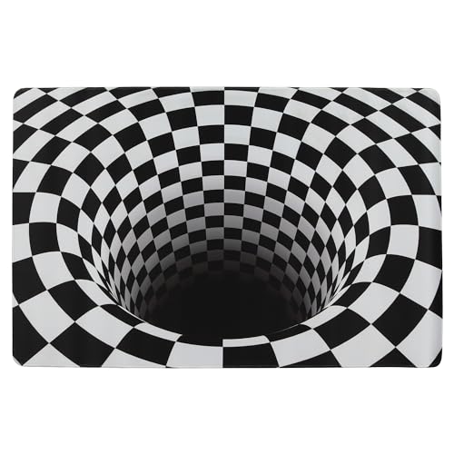 Unusuall 3D Optical Illusion Rug - Vortex Illusion Floor Mat