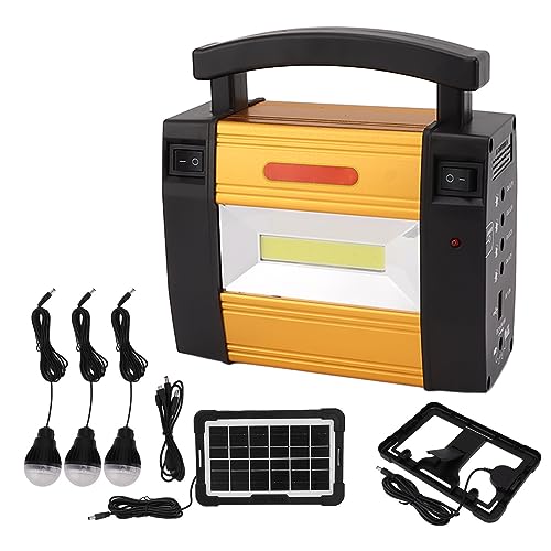 Portable Solar Station,Power Station Solar Generator with LED Lights 5000mAh