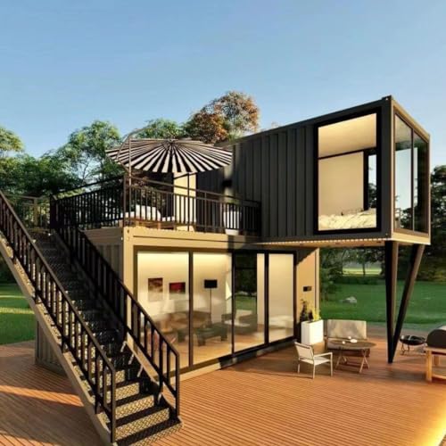 MZ-COS Luxury Two-Story Prefab Villa - Modular Shipping Container House