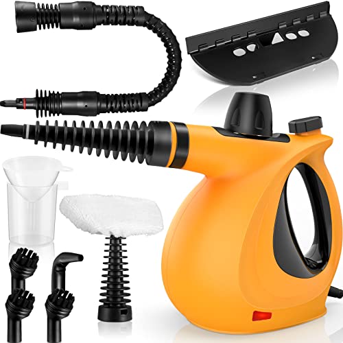 Handheld Steam Cleaner, Pressurized Multi-Surface Steam Cleaner with 11pcs Accessories,