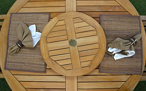 Outdoor Teak Wood Lazy Susan