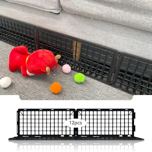 MAINTEEE 12 PCS Under Couch Blockers for Bed Couch Furniture